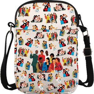 A D World Black Sitcom 90s TV Show Merch Canvas Shoulder Bag for Fans